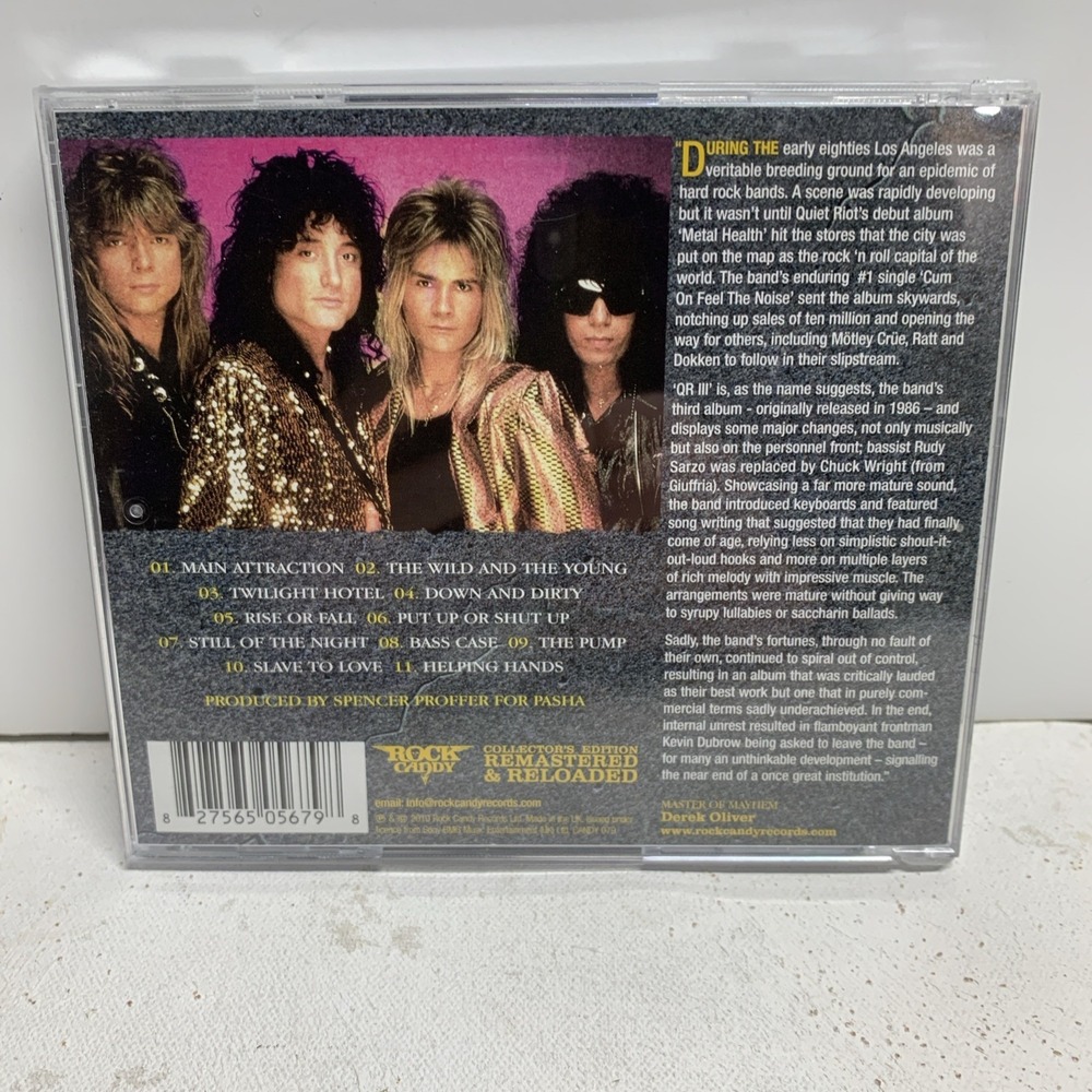 QR III by Quiet Riot (CD, 2011) - Picture 2 of 3